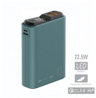 Фото Портативный аккумулятор Olmio QS-10 (039185), 10000mAh,18W QuickCharge3.0/PowerDelivery, LCD, мурена на polka39.ru