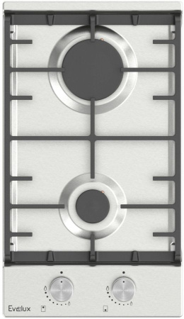 Фото Газовая варочная поверхность Evelux HEG 300 X, нержавеющая сталь на polka39.ru