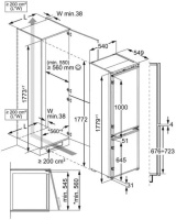 Фотография Встраиваемый холодильник Electrolux E8MNCD18S 800 TwinTech на polka39.ru