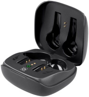 Фото Беспроводные TWS наушники с микрофоном Defender CYBERDOTS 280, черные (63280) на polka39.ru