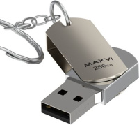 Фото USB Flash Drive 32Gb Maxvi metallic silver (FD32GBUSB20C10MM) на polka39.ru