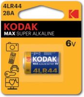 Фото Батарейки Kodak 28A-1BL MAX SUPER Alkaline по 1шт (K28A-1, 4LR44) на polka39.ru