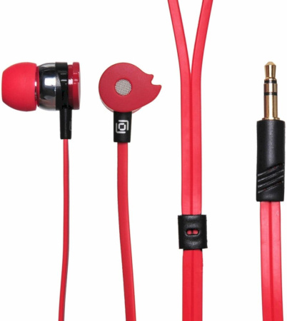 Фото Гарнитура Оклик HS-S-210, красный на polka39.ru