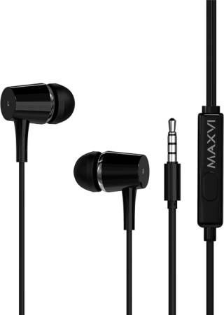 Фото Наушники-вкладыши Maxvi MHF-16 Easy black на polka39.ru