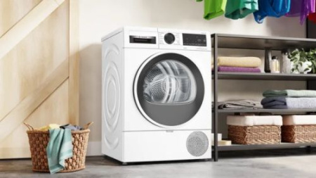 Фото Сушильная машина Bosch WQG 233DFPL с тепловым насосом на polka39.ru