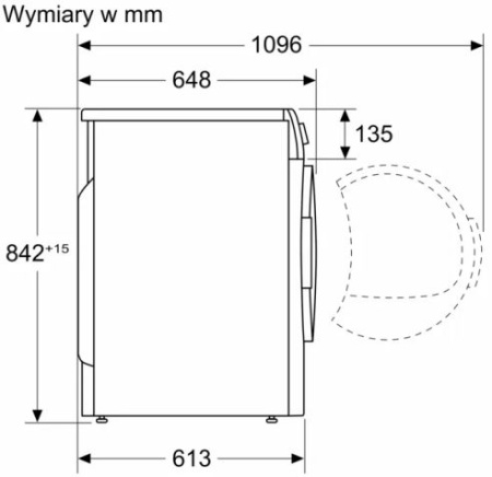Фото Сушильная машина Bosch WTH 8627GPL тепловым насосом на polka39.ru