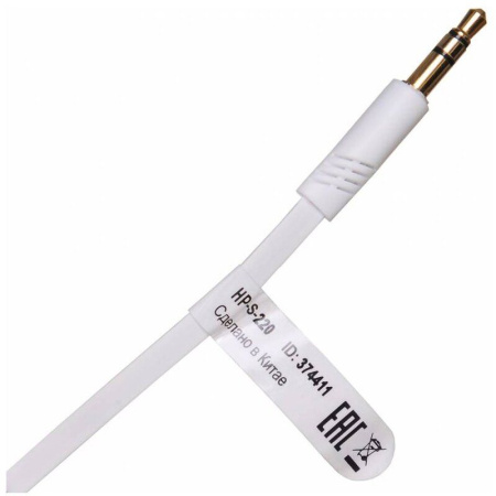 Фото Наушники Оклик HP-S-220 белый проводные на polka39.ru