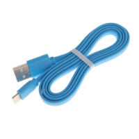 Фото Кабель Maxvi MC-03F blue USB-A-Lightning, 2A на polka39.ru