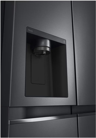 Фотография Холодильник Side by Side LG GSLV71MCLE Чёрный на polka39.ru