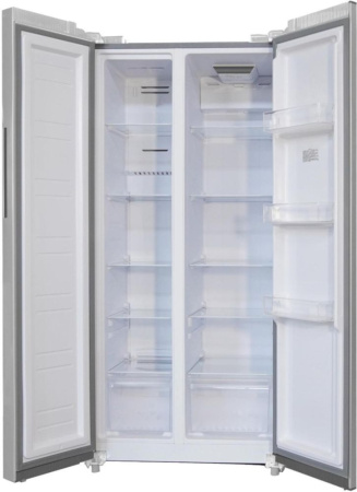 Фотография Холодильник Side by Side Ascoli ACDS450WIB серебристый на polka39.ru