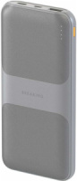 Фото Внешний аккумулятор Breaking P204, USB-A + USB-C, 10 000 mAh (графит) на polka39.ru