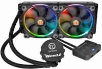 Фото Водяное охлаждение Thermaltake CL-W107-PL12SW-A Water 3.0 Riing RGB 240 для Intel LGA 20662011-3/201 на polka39.ru