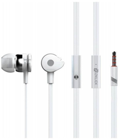 Фото Гарнитура Оклик HS-S-210, белые на polka39.ru