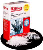 Фото Соль Filtero крупнокристаллическая 1 кг+3 таблетки для посудомоечных машин, Арт. 707 на polka39.ru