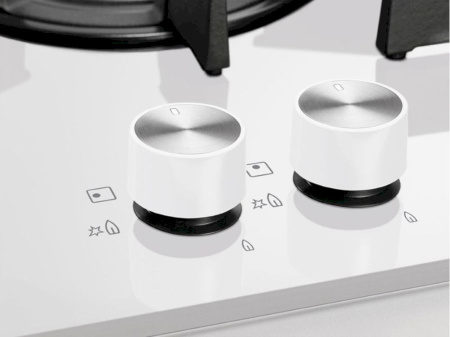 Фото Газовая варочная поверхность Electrolux KGG 64362W закаленное стекло белый на polka39.ru