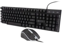 Фото Клавиатура+мышь Оклик 400GMK черный на polka39.ru