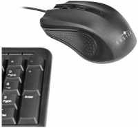 Фото Комплект Оклик клавиатура + мышь 600M клав:черный мышь:черный USB на polka39.ru