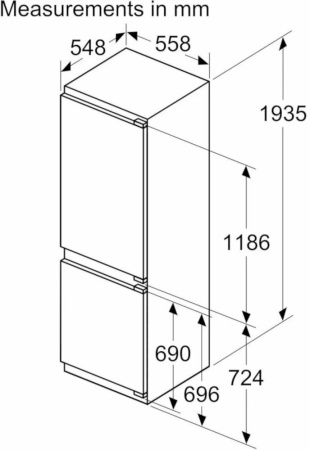 Фотография Встраиваемый холодильник Bosch KIN96VFD0 на polka39.ru