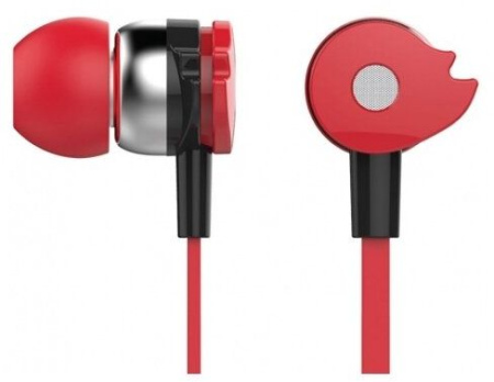 Фото Наушники Оклик HP-S-210 красный проводные на polka39.ru