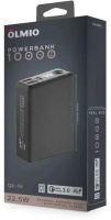 Фото Портативный аккумулятор Olmio QX-10, 10000mAh графитовый (044461) на polka39.ru