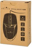 Фото Мышь Оклик 145M черный оптическая (1000dpi) (3but) на polka39.ru