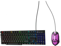 Фото Клавиатура+мышь Оклик 400GMK черный на polka39.ru