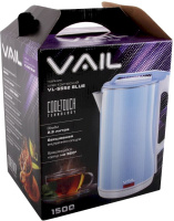 Фото Электрический чайник VAIL VL-5552 голубой на polka39.ru