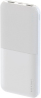 Фото Внешний аккумулятор Breaking P201, 2USB-A, 10 000 mAh, 2.1A, 10W (Белый) на polka39.ru