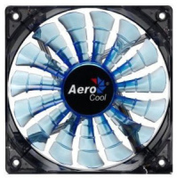 Фото Кулер AeroCool 140x140x25 Aerocool SHARK BLUE EDITION, AEROSF-14BLUE на polka39.ru