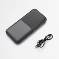 Фото Внешний аккумулятор Breaking P201, 2USB-A, 10 000 mAh, 2.1A, 10W (Черный) на polka39.ru