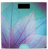 Фото Весы напольные VAIL VL-4201 голубой на polka39.ru