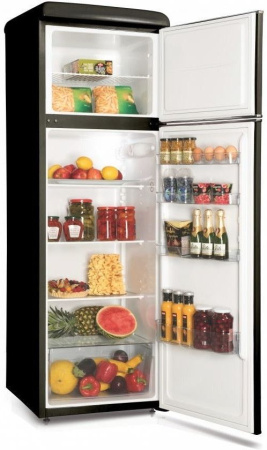 Фотография Холодильник Snaige FR27SM-PRJ30E Retro черный/серебро на polka39.ru