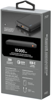 Фото Внешний аккумулятор Breaking P203, USB-A + USB-C, 10 000 mAh (черный) на polka39.ru
