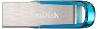 Фото USB Flash SanDisk USB3.0 Flash Drive 32Gb Ultra Flair (SDCZ73-032G-G46B), серебристый/голубой на polka39.ru
