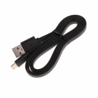 Фото Кабель Maxvi MC-03F black USB-A-Lightning, 2A на polka39.ru