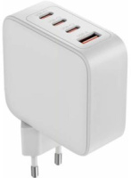 Фото Сетевое зарядное устройство Olmio 100W, Type-Cx3 +USB, PowerDelivery белое (044550) на polka39.ru