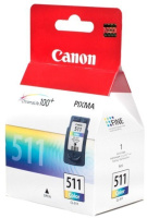Фото Картридж Canon CL-511 для MP240/MP260/MP480 (Color) (9ml) (2972B007) на polka39.ru