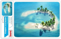 Фото Коврик Buro для мыши BU-M10017 рисунок/остров 230x180x2мм на polka39.ru