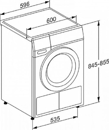Фото Сушильная машина с тепловым насосом Miele TCR790 WP Eco&Steam на polka39.ru