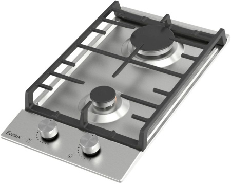 Фото Газовая варочная поверхность Evelux HEG 300 X, нержавеющая сталь на polka39.ru