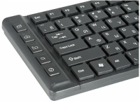 Фото Клавиатура Оклик 530S черный USB slim Multimedia на polka39.ru
