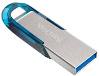 Фото USB Flash SanDisk USB3.0 Flash Drive 32Gb Ultra Flair (SDCZ73-032G-G46B), серебристый/голубой на polka39.ru