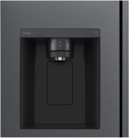 Фотография Холодильник Side by Side LG GSLV71MCLE Чёрный на polka39.ru