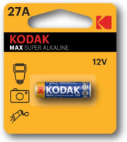 Фото Батарейки Kodak 27A-1BL MAX SUPER Alkaline по 1шт (K27A-1, GP27A, MN27) на polka39.ru