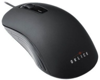 Фото Мышь Оклик 155M черный оптическая (1600dpi) USB (3but) на polka39.ru