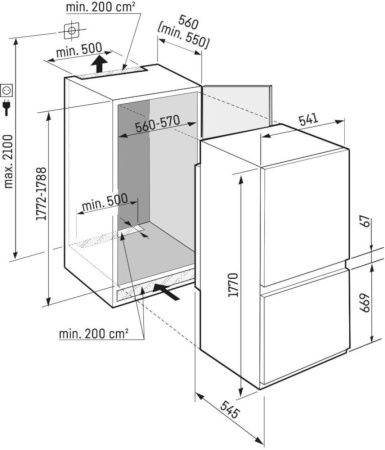 Фотография Встраиваемый холодильник Liebherr ICNSd 5123 на polka39.ru