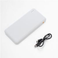 Фото Внешний аккумулятор Breaking P203, USB-A + USB-C, 10 000 mAh (Белый) на polka39.ru