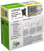 Фото Кронштейн для телевизора LE'STER LST-101.02 TV - vesa 100*100 на polka39.ru