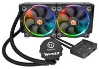 Фото Водяное охлаждение Thermaltake CL-W107-PL12SW-A Water 3.0 Riing RGB 240 для Intel LGA 20662011-3/201 на polka39.ru