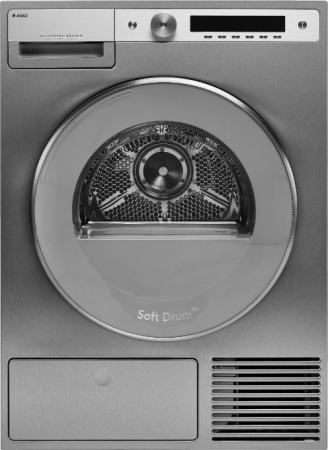 Фото Сушильная машина Asko T608HX.S, серебристая на polka39.ru